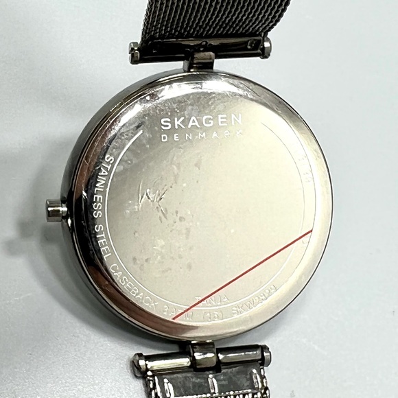 Skagen Womens Tanja Gunmetal Steel Mesh Watch SKW2829 - Picture 6 of 6